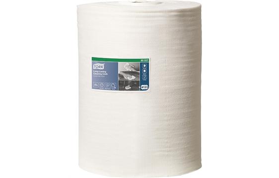 115270 Tork 90537 Klut TORK Premium W1/2/3 114m hvit (300) Slitesterk allsidig allbruksklut